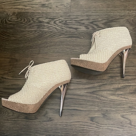 Burberry Prorsum Ankle Open Toe Boots - Picture 4 of 7